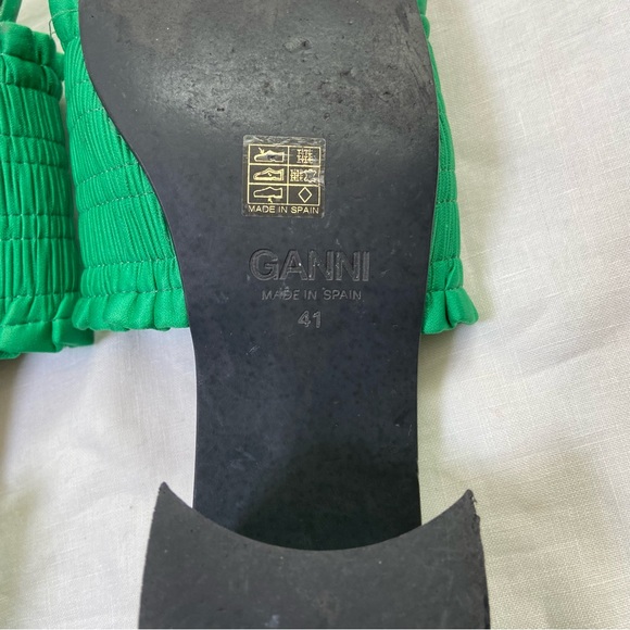 GANNI SMOCK KITTEN MULES - Picture 8 of 10